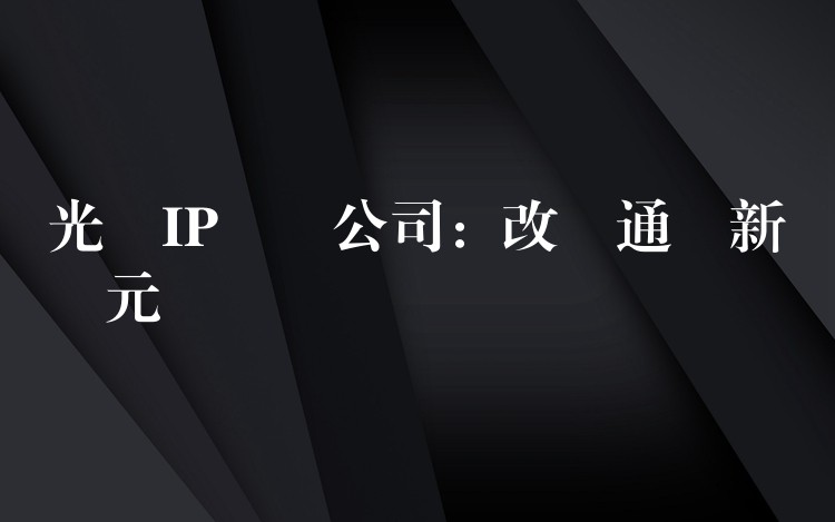  光纖IP電話公司：改寫通訊新紀(jì)元
