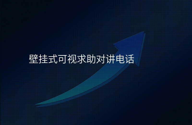  壁掛式可視求助對講電話