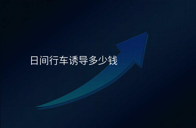  日間行車誘導(dǎo)多少錢