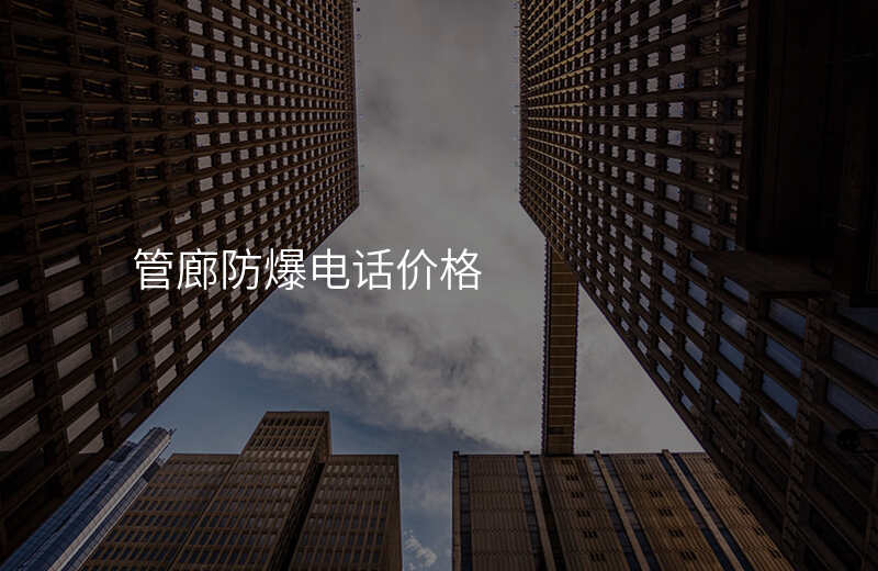  管廊防爆電話價格