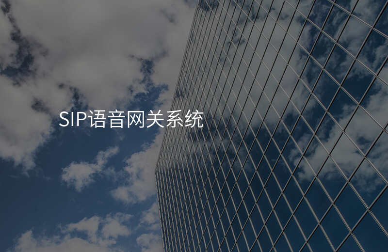  SIP語音網(wǎng)關(guān)系統(tǒng)
