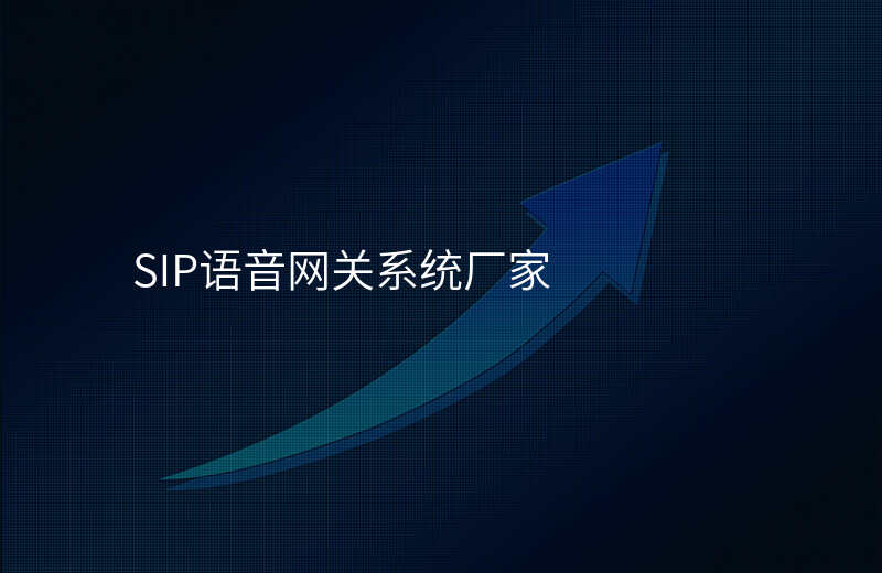  SIP語音網(wǎng)關(guān)系統(tǒng)廠家