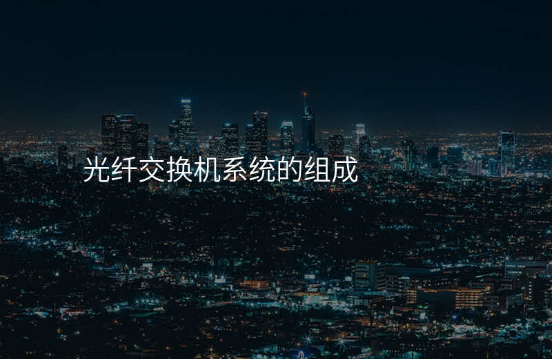  光纖交換機(jī)系統(tǒng)的組成